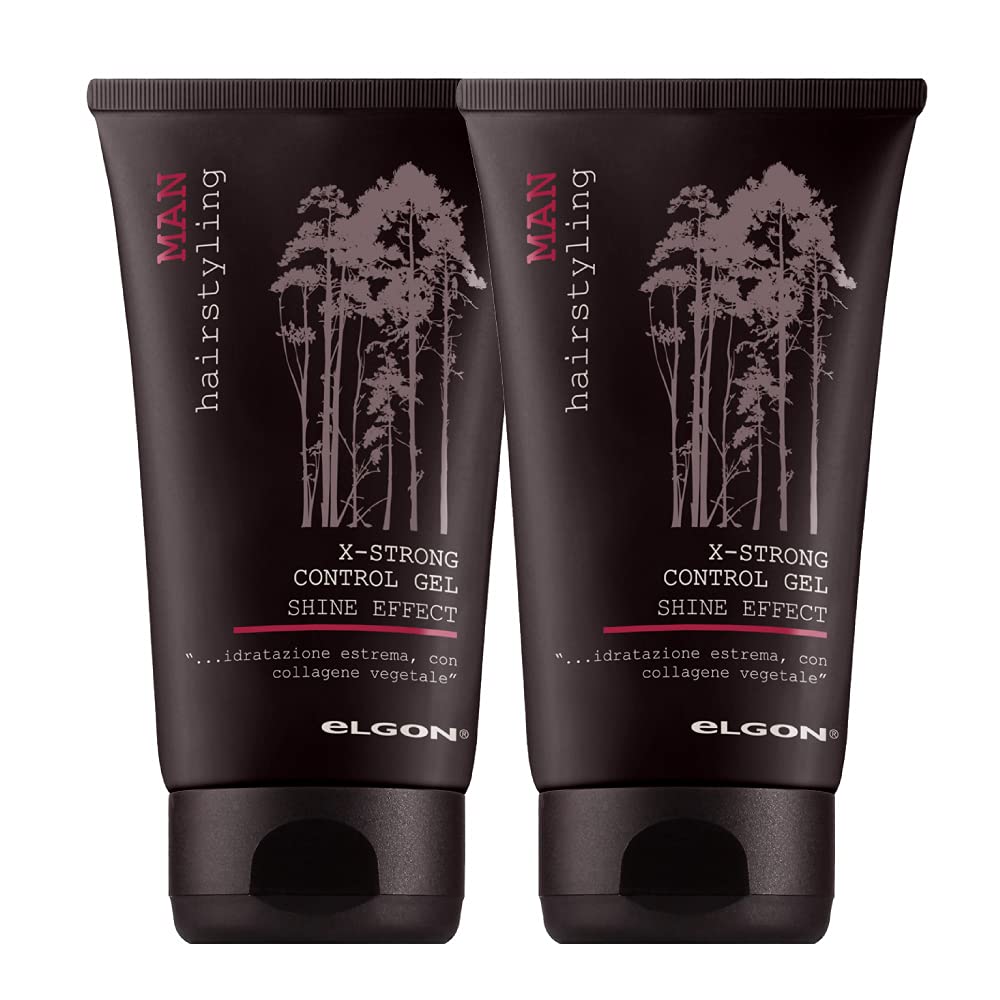 eLGON Men's Control Gel [Styling] Damage Care, Salon Exclusive, 150ml, Value Pack of 2