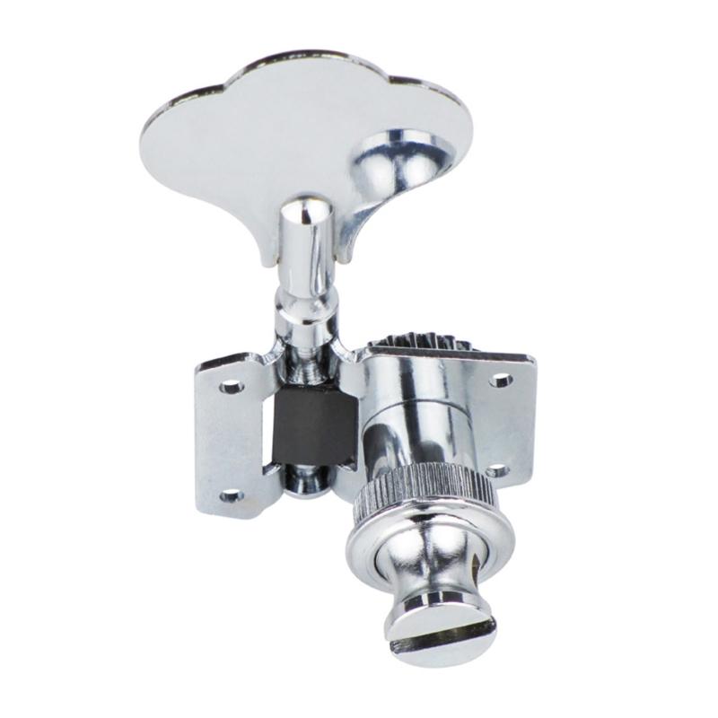 Electric Bass Tuning Pegs Bass Opened Machine Heads Knobs String Tuners for 4 String Electric Bass Right/Left Hand