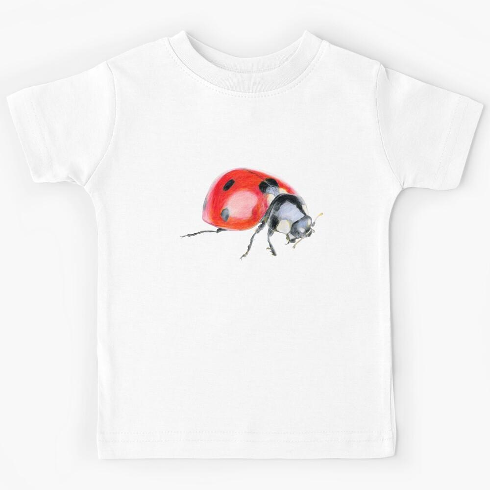 Ladybug, solo, drawing Kids T-Shirt 130