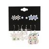 Gifts Female ELK Bell Stud Earrings for Women Fashion Jewelry Christmas Earring Set Dangle Earrings