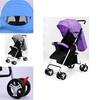 Lightweight Versatile Baby Stroller For Easy Travel Comfortable Seating And Lying Options