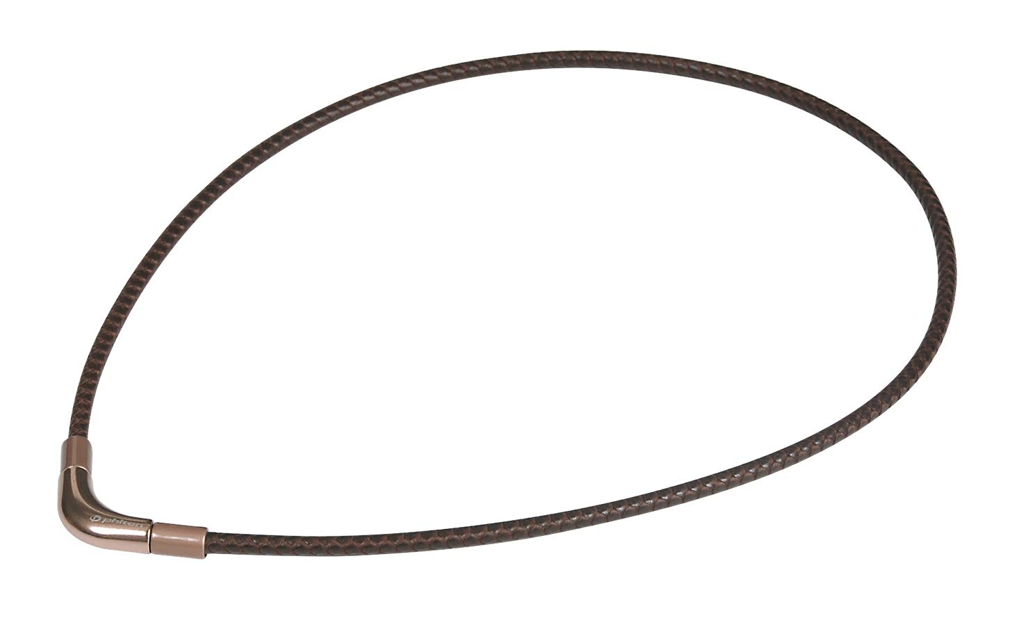 

любимое ожерелье phiten Unisex Adult Titanium RAKUWA Neck Metax Chopper Model Brown 40 см [продукт Юдзуру Ханю]