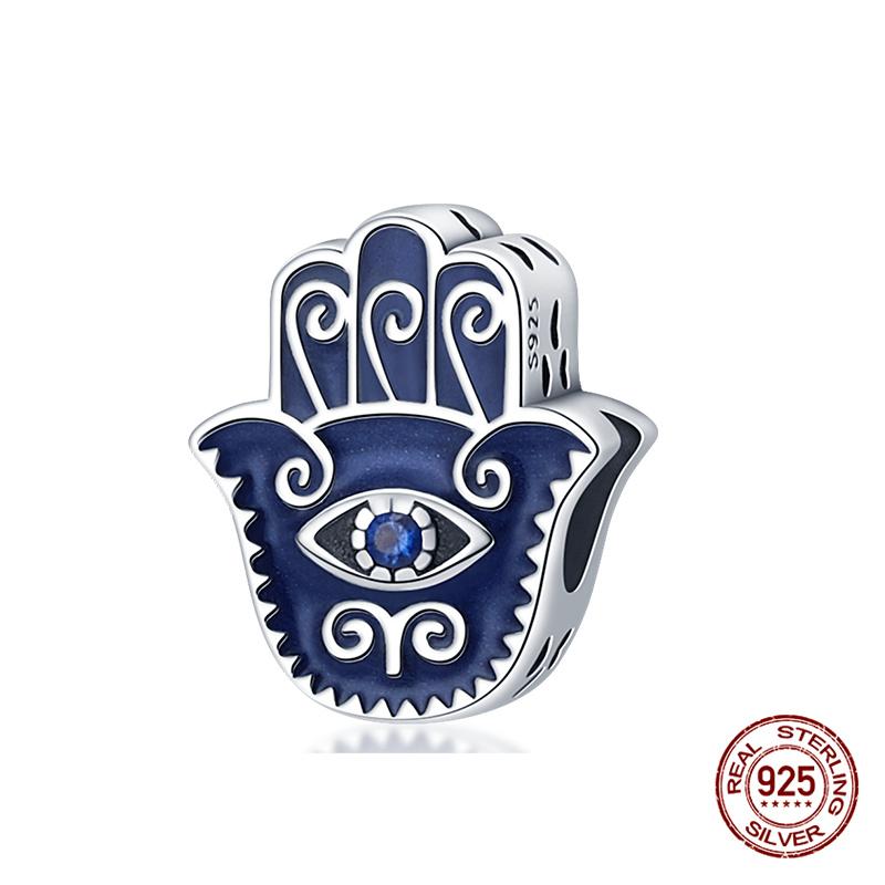 Original Charms Copper Devil'S Eye Series Charm Beads Fit 3Mm Original Bracelet For Women Diy Jewelry Gifts Making