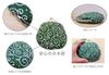 Kyosuke Clasp Coin Arabesque 11 X Coin Japanese Green Japanese-made Purse, Pattern, Cotton, 11.5 Cm, 3.3 Inches, Purse, Wallet, Goods, Dots,