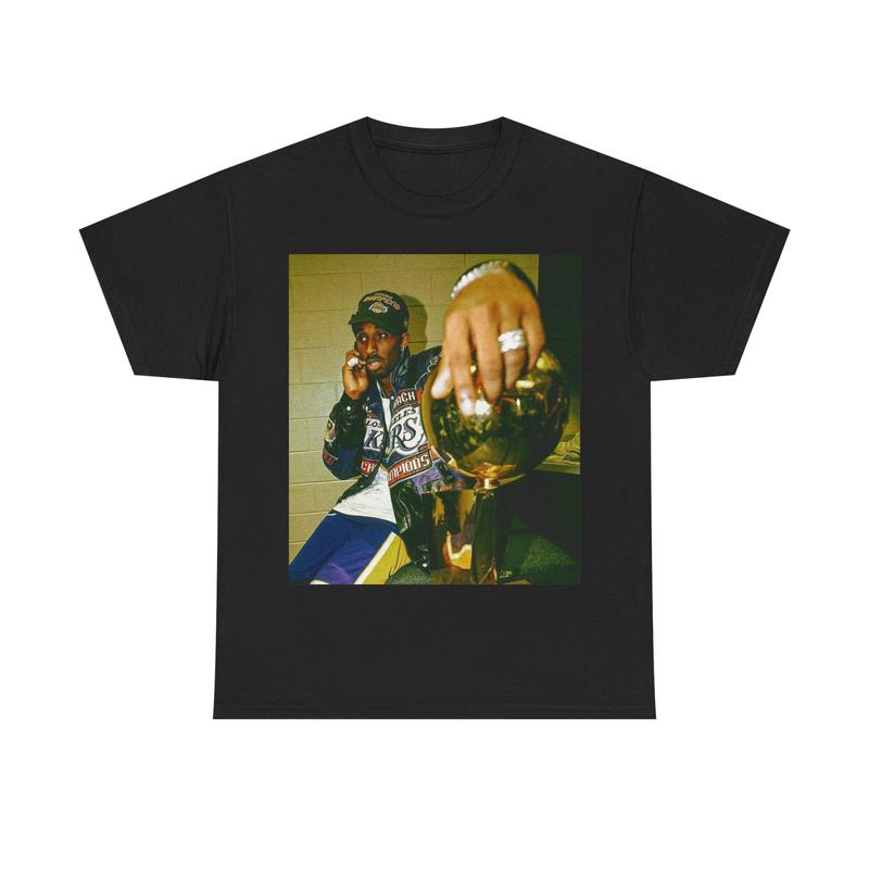 Kobe Bryant Basketball T-shirt, Kobe Championship, Black Mamba Nba Lakers Unisex T-Shirt M