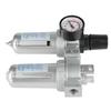 Kit di Strumenti Filtro Manometro Separatore Olio Acqua Regolatore per Compressore d'Aria 12"