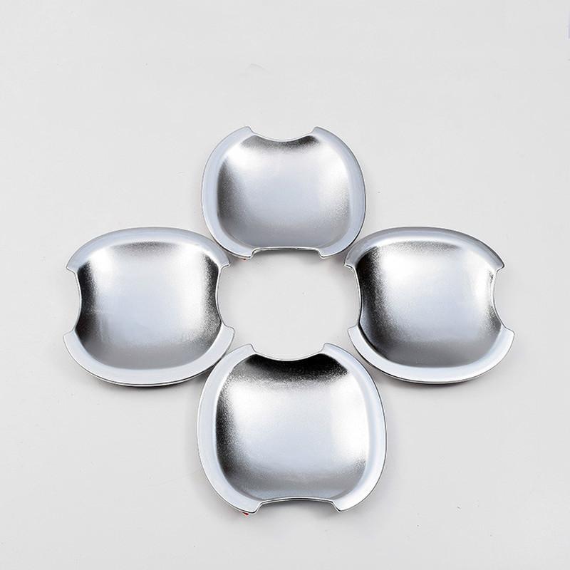 Car Decoration Door Handle Cover For Suzuki Swift 2005-2017 Carbon Fiber Silver Cars Accessories Styling Upgrade Modify A Car