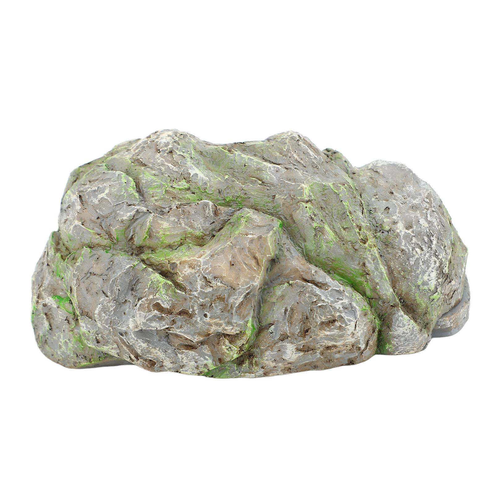 Outdoor Fake Rock Ornament Key Hider Resin Weather Resistant Safe Storage Decorative Outside Key Hider for Garden Yard