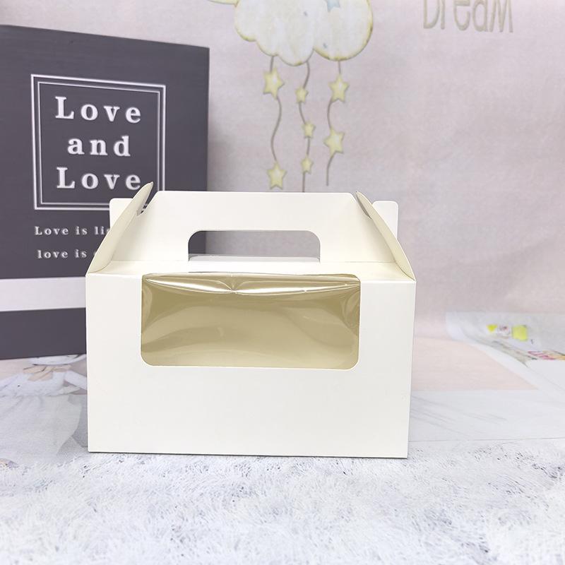 Cupcake & Muffin Box with Transparent Window for Desserts