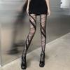 Cross For Women Lolita Y2k Female Hosiery Women Stockings Irregular Line Pantyhose Mesh Tights