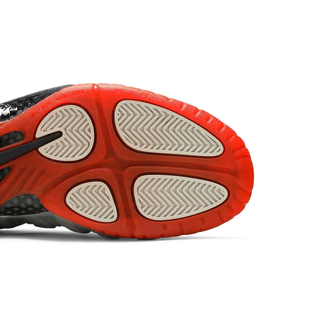 Nike Air Foamposite Pro 'Crimson' (Unisex) Mtlc Platinum / Blk-Brght Crmsn Basketball Shoes 624041 016