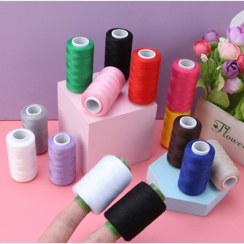 1BOX sewing thread 12-color sewing thread hand sewing kit handmade DIY combination set boxed color coil