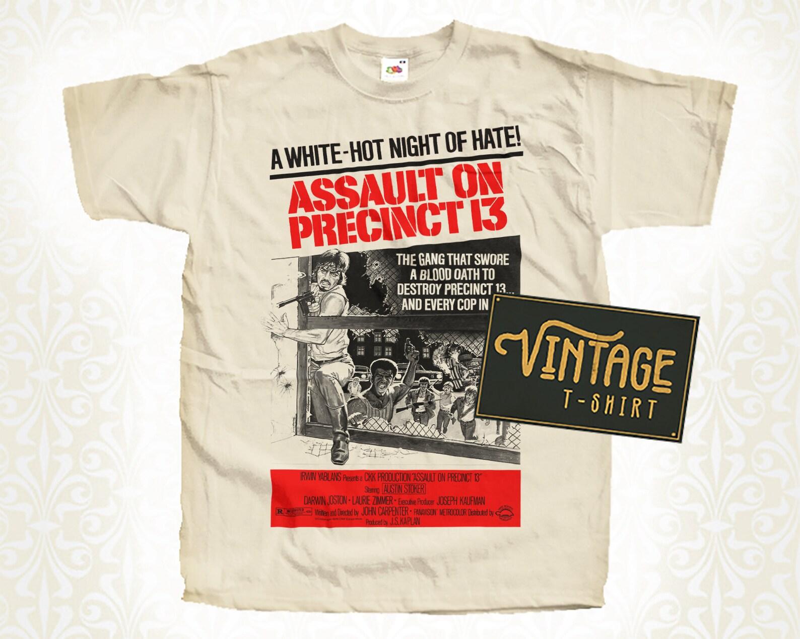 Assault on Precinct 13 V1 T-Shirt Vintage Natural color Men s T-Shirt DTG Digital Print SIZES S M L XL 2XL 3XL 4XL 5XL S