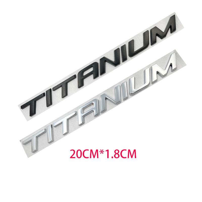 cmfhtb1 1PCS 3D Metal Titanium Logo Emblem Letter Car Trunk Badge for Ford Focus 2 3 Fusion Max Mondeo Mk4 - Sticker Accessory
