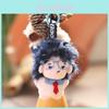 Plush Cotton Doll Keychain With Cute Animal Design For Backpack Decor