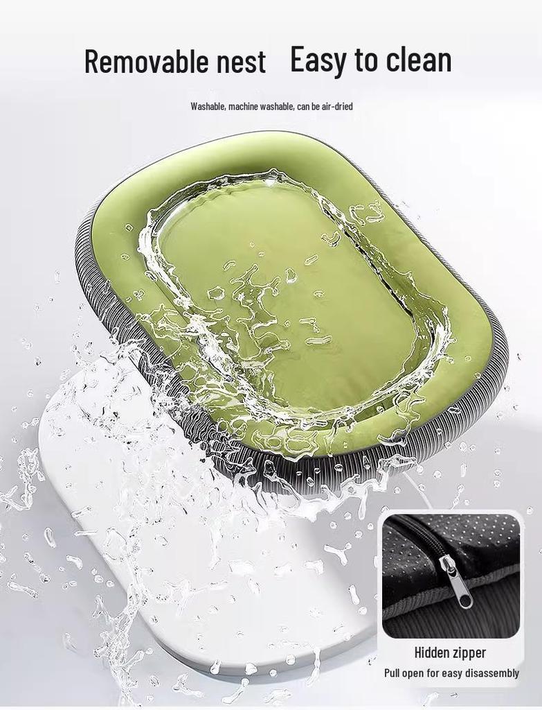 Four Seasons Washable Dog & Cat Bed: Removable, Warm Sofa Cushion for Dogs & Cats of All Sizes