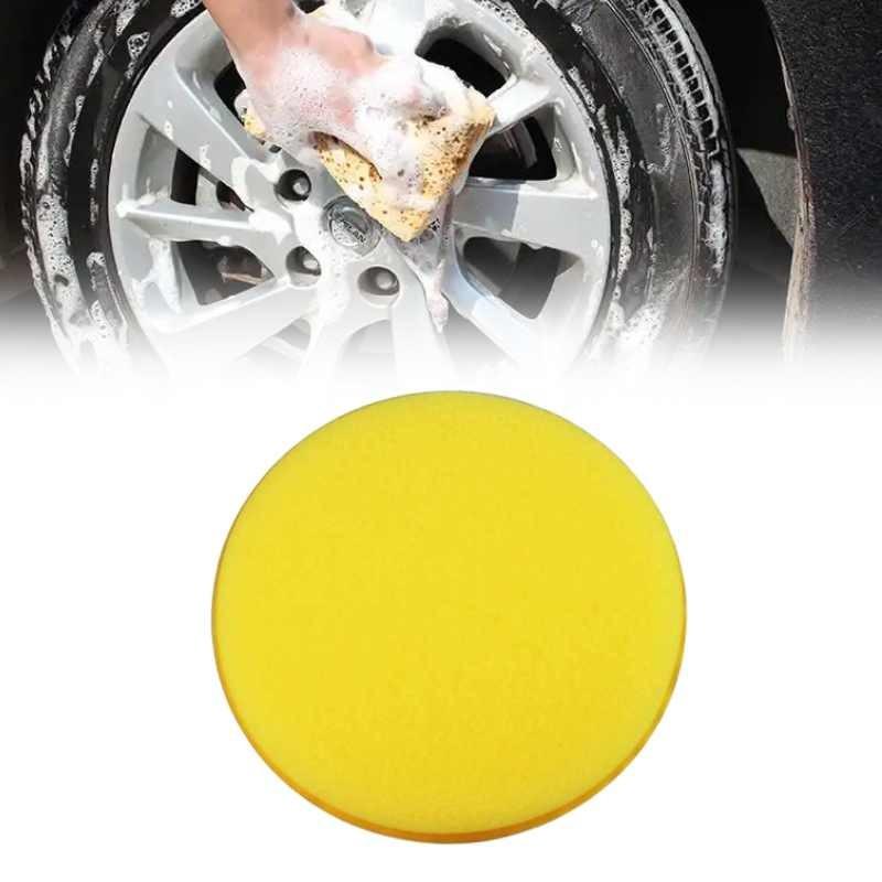 Cars Waxing Yellow Sponge Polishing Sponges Car Washing Tool Solid Durable Color