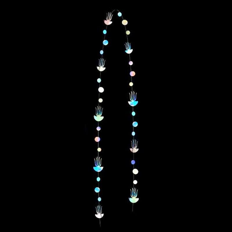 Ocean Series Mermaid Latte Art Pendant Party Decorations