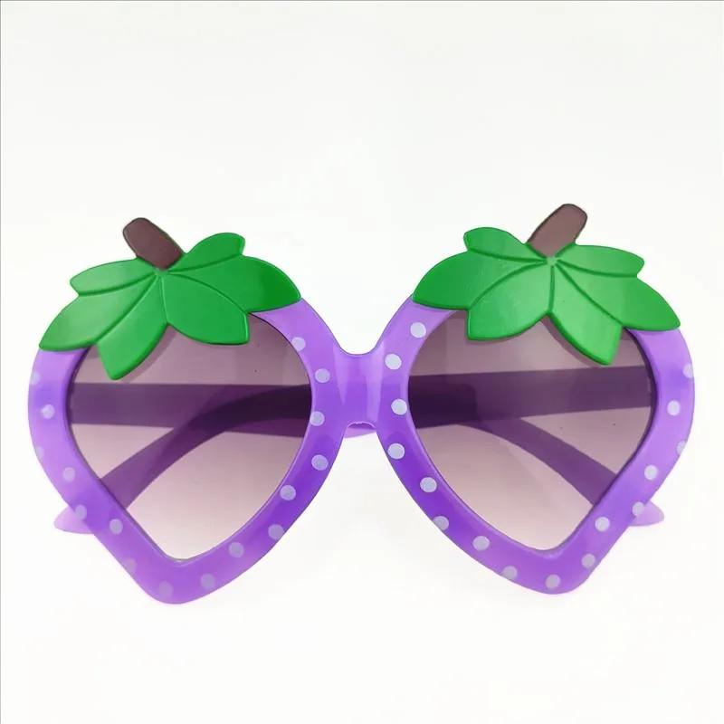 Fashion Children's Strawberry Funny Glasses Party Photo Decorations Birthday Wedding Supplies Adult Kids Sunscreen Sunglasses