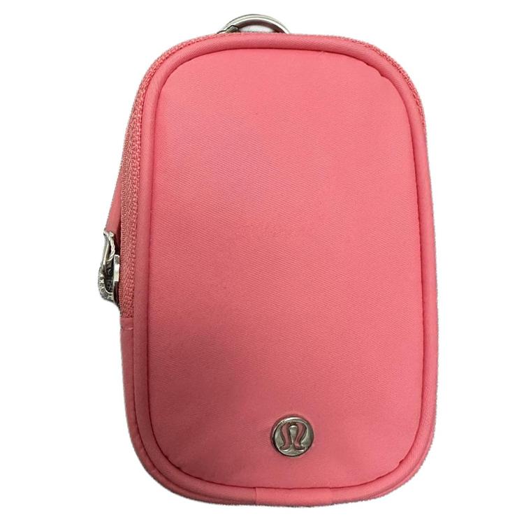 Lululemon Athletica Zipper Key Pouch Women Accessories Sakura-Pink LU9BOMS-SAKP Cherry Blossom Pink,Nano