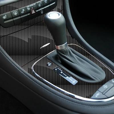 For Mercedes Benz CLS W219 Car-Styling 3D/5D Carbon Fiber Car Interior Center Console Color Molding Sticker Decals Parts