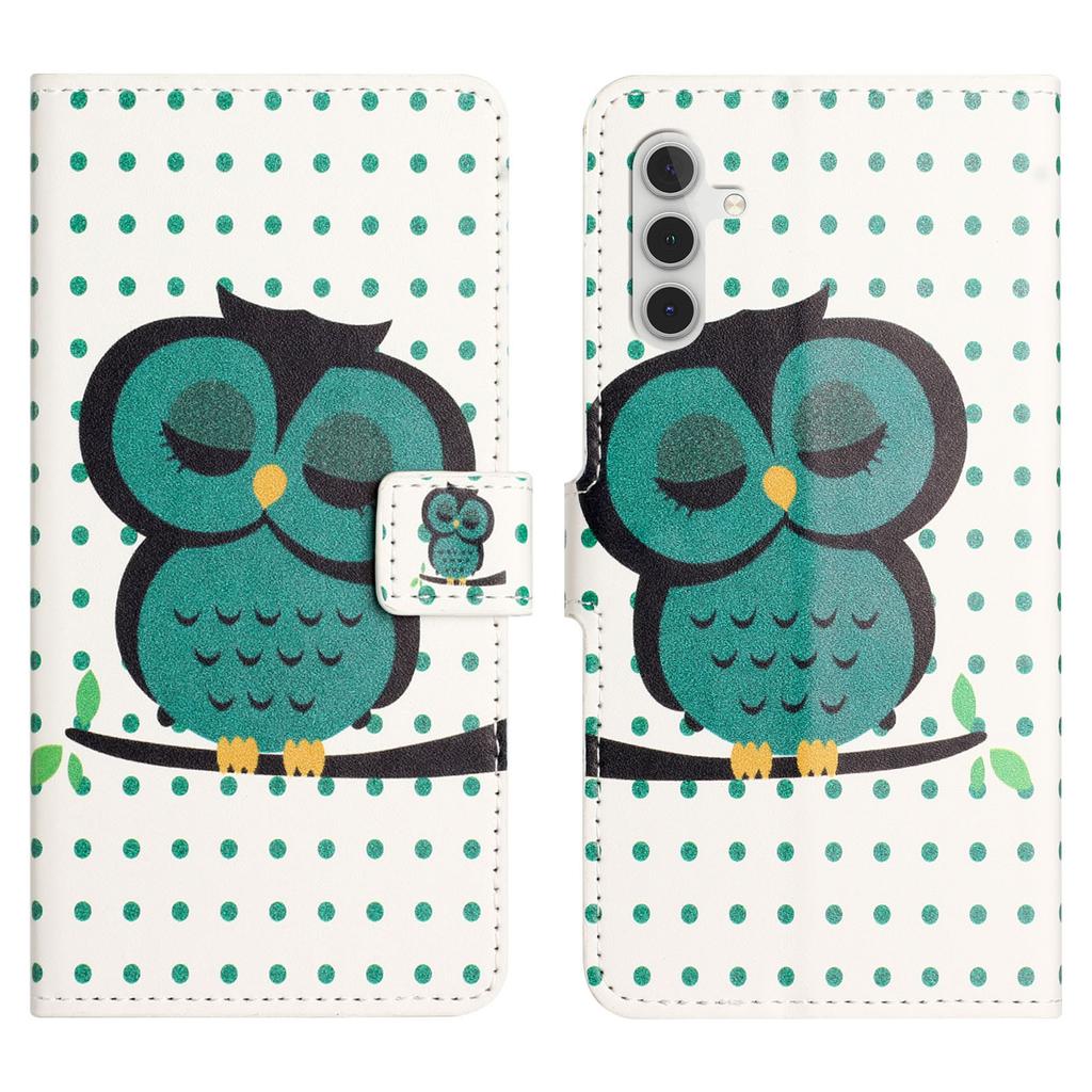 For Samsung Galaxy S24 FE Case Wallet PU Leather Flip Phone Cover Pattern Printing
