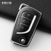 For Toyota Aygo Yaris Highlander Camry Rav4 Corolla Land Cruiser Prado Fashion Tpu Car Key Case Cover Protected Keychain Fob Bag