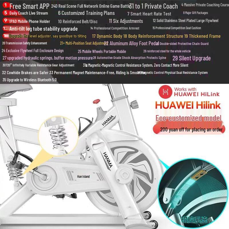 

Shi Jingchen Hanma Magnetic Spin Bike for Home Use