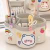1 Plum Blossom-shaped Pen Holder Storage Box, Cosmetic Storage Box, Can Store Stationery, Makeup Brushes, Lipstick, Eyebrow Pencil