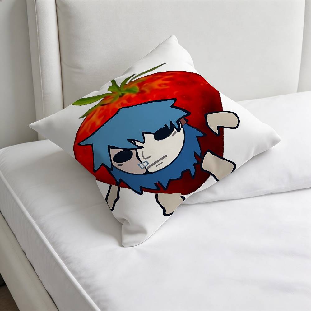 Game Sally Face Square Pillow Cover Decorative Throw Pillow Case for Sofa Couch Bed Home Car Living Room Decoration