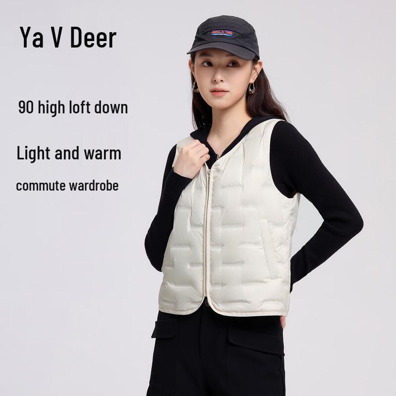 Yalu Women's Lightweight V-Neck Down Vest