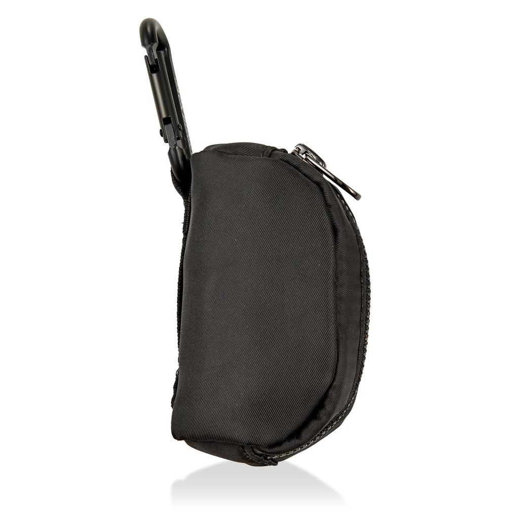 Jack Bunny Golf Ball Pouch (Logo Print, Carabiner Included, Holds 2 Balls) - Black, FR (Product Code: 262-4284902 010)