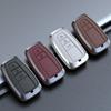 Zinc Alloy Cowhide Car Remote Key Case Fob for Toyota Prius Camry Corolla CHR C-HR RAV4 Land Cruiser Prado Keychain Accessories