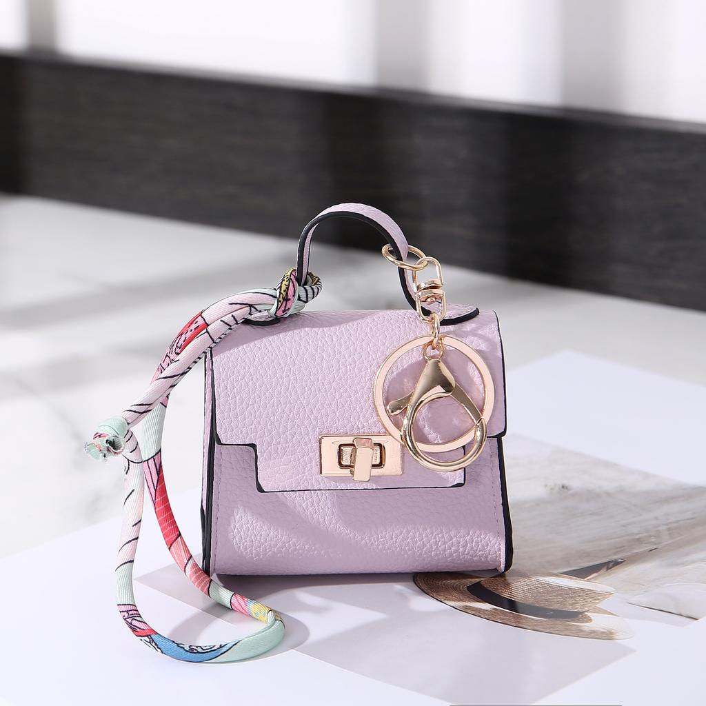Mini wallet bag hanging house small bag light luxury bag new fashion pendant mouth red envelope earphone key bag