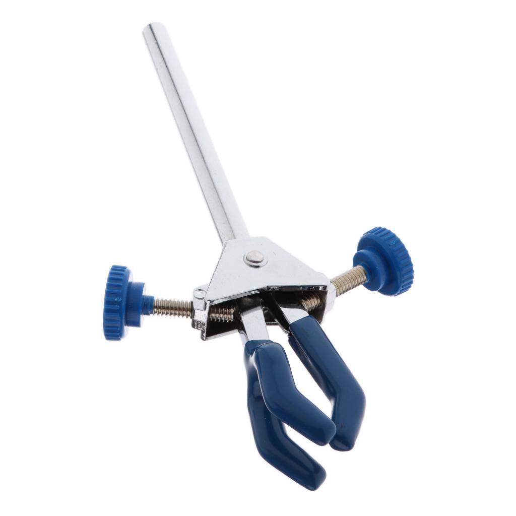 9'' Adjustable Lab 3prong Extension Flask Clip Clamp for Labortatory