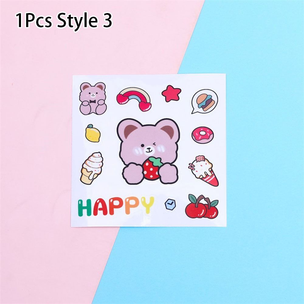 1/10Pcs Colorful PVC Stickers Waterproof Phone Water Bottle Decor For Children Boys Girls
