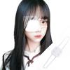 Lolita White Eye Patches Soft Single Eye Mask Halloween Cosplay Theme Party Costume Prop Stage Performance Eye Props