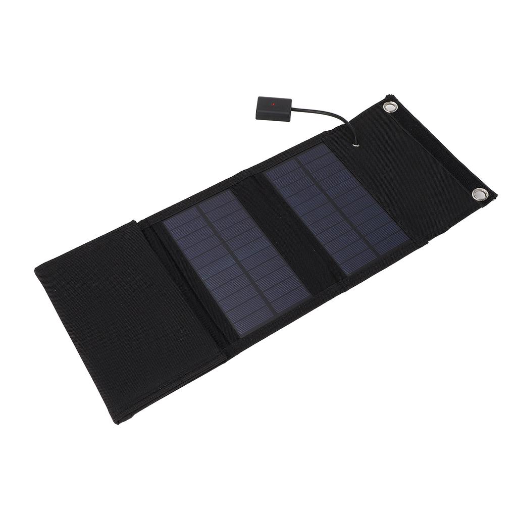 Składana ładowarka solarna 10W 5V panel z polikrystalicznego krzemu power bank do telefonu komórkowego na zewnątrz