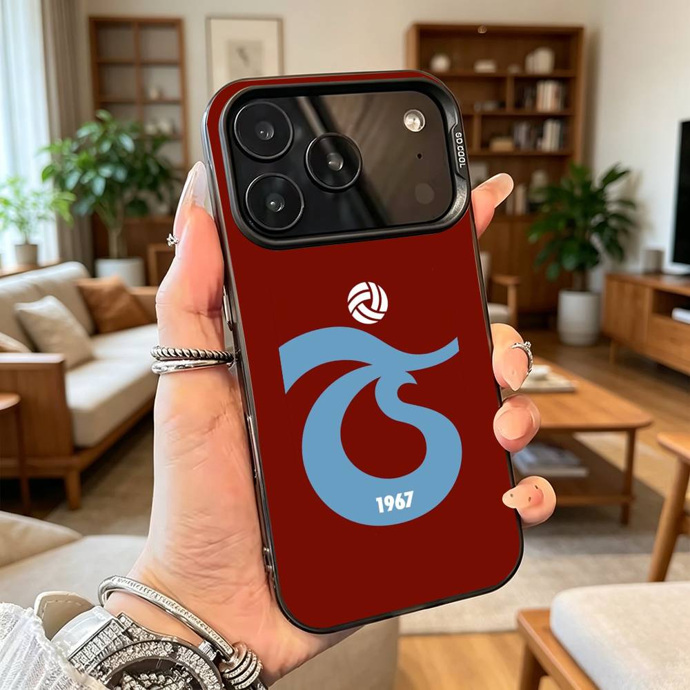 T-Trabzonspor  Phone Case For iPhone 17,16,15,14,13,12,11 Plus,Pro Max,XS,Colored Silver Plated Inside Cover
