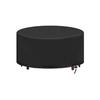 120x75cm Round Garden Furniture Cover Waterproof Windproof Anti-UV Outdoor Patio Table Chair Protector
