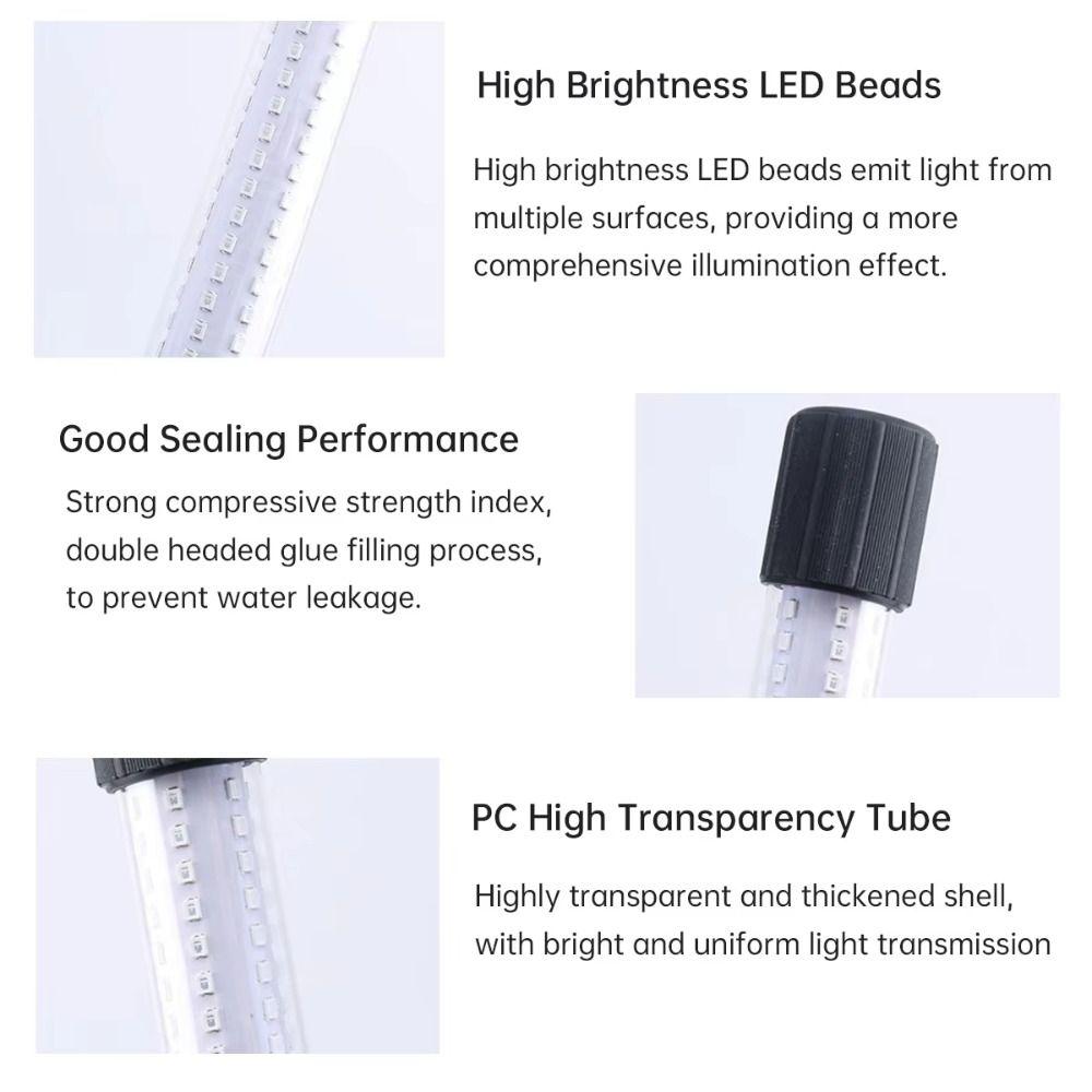 Waterproof 12V Fishing Light 126LEDs Lures Finder Lamp LED Underwater Light Submersible