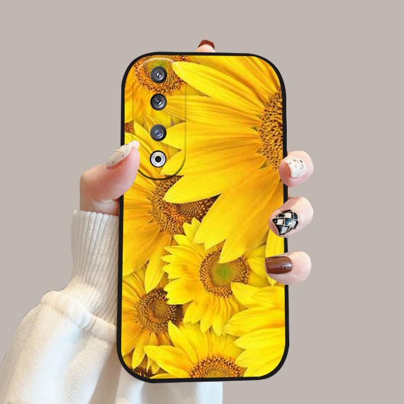 For Honor 90 5G Cases REA-AN00 Fashion Color Printing Soft Silicone TPU Phone Coque Cover For Honor 90 Pro Phone Bumper Case