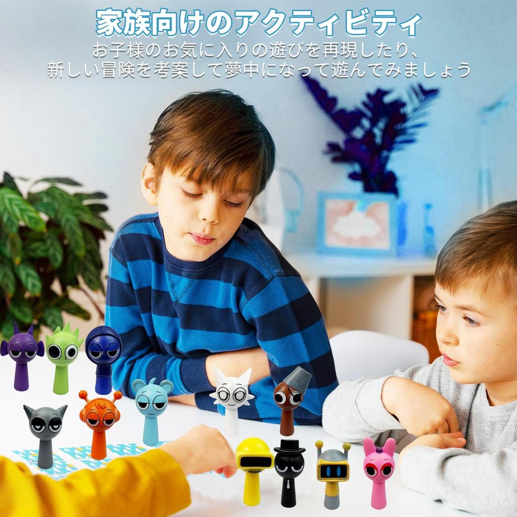 Aninako Spranky Figurka Model - Kolekce Herních Postav Mini Hračka - Spranky Hračka - Výška 4-5 cm (Sada 24)