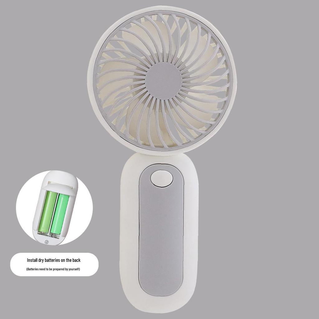 2026 USB Rechargeable Compact Handheld Lanyard Fan - Fresh Style & Portable Gift