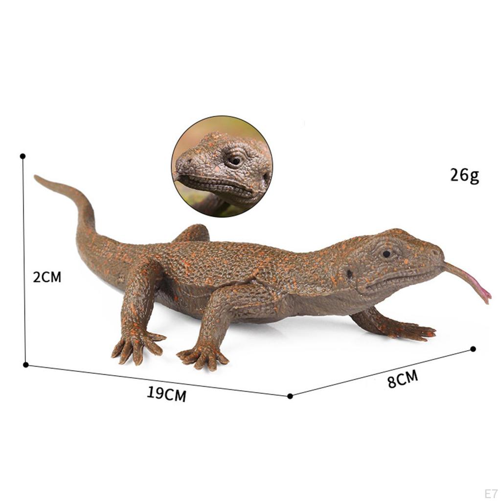 Echsenfigurine Realistisch Detaillierte Actionfiguren Bastelarbeiten Lernspielzeug Mitgebsel Dekoration Gummi