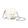 Jellycat Plush Bag Collection  Crossbody Bags & Shoulder Purses  Fun and Unique Handbag, Cream Heart.