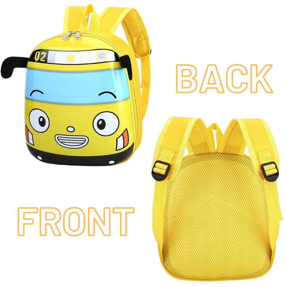 Boys and Girls Eggshell Book Bag 2024 New Car Cartoon Eggshell Book Bag Cute Backpack for Preschool Class 3D Cartoon Bus