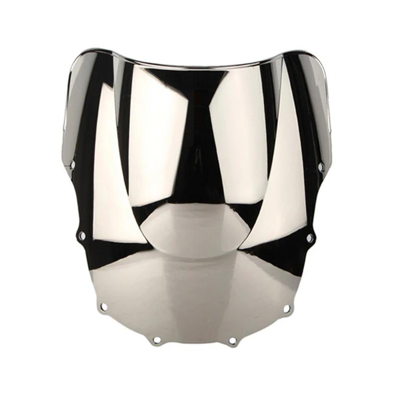 Motorcycle Screen Double Bubble Windshield Deflector Protector WindScreen For Kawasaki ZZR400 ZZR600 ZZR 400 ZZR 600 1993 - 2007