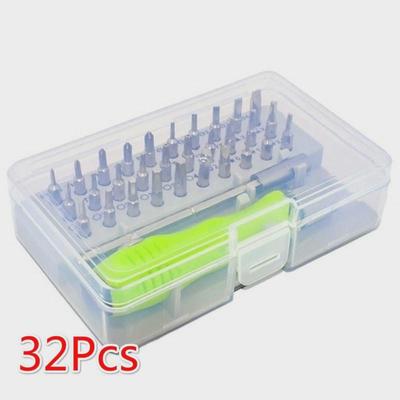 Werkzeugreparatur 32-in-1-Schraubendreher-Set Präzisions-Mini-Magnet-Schraubendreher-Bits-Kit Telefon Mobile IPad Kamera Wartung