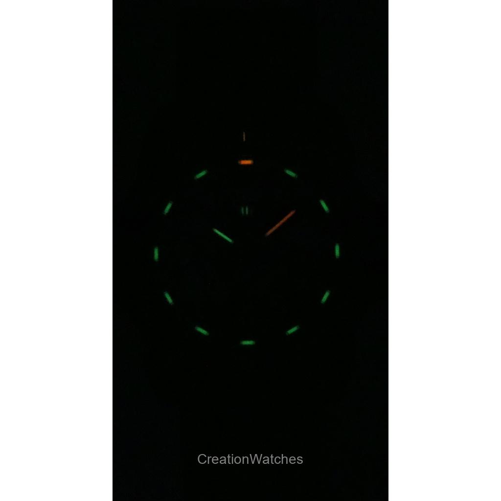 Luminox Navy SEAL 3500 Militær Rustfritt Stål Svart Skive Kvarts Dykkerklokke XS.3510 200M Herreklokke